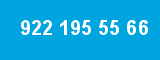 922 195 55 66 922 195 55 66